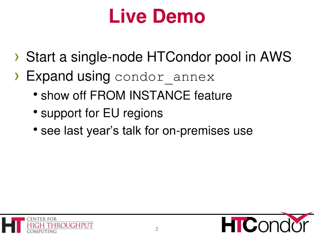 live demo
