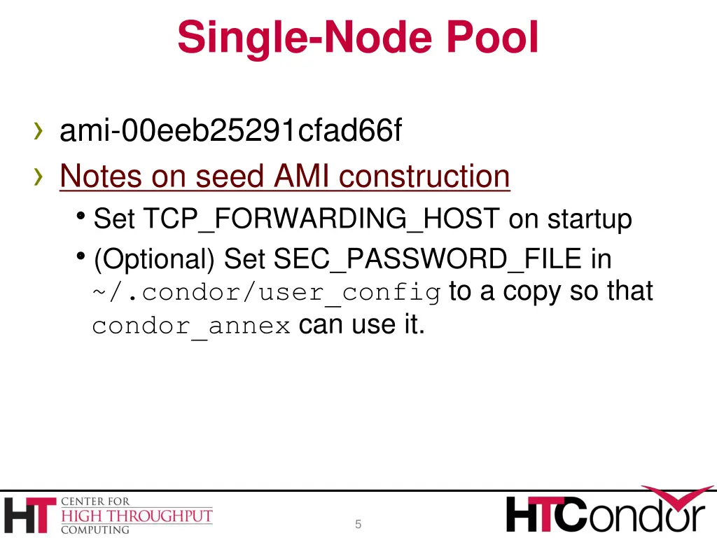 single node pool