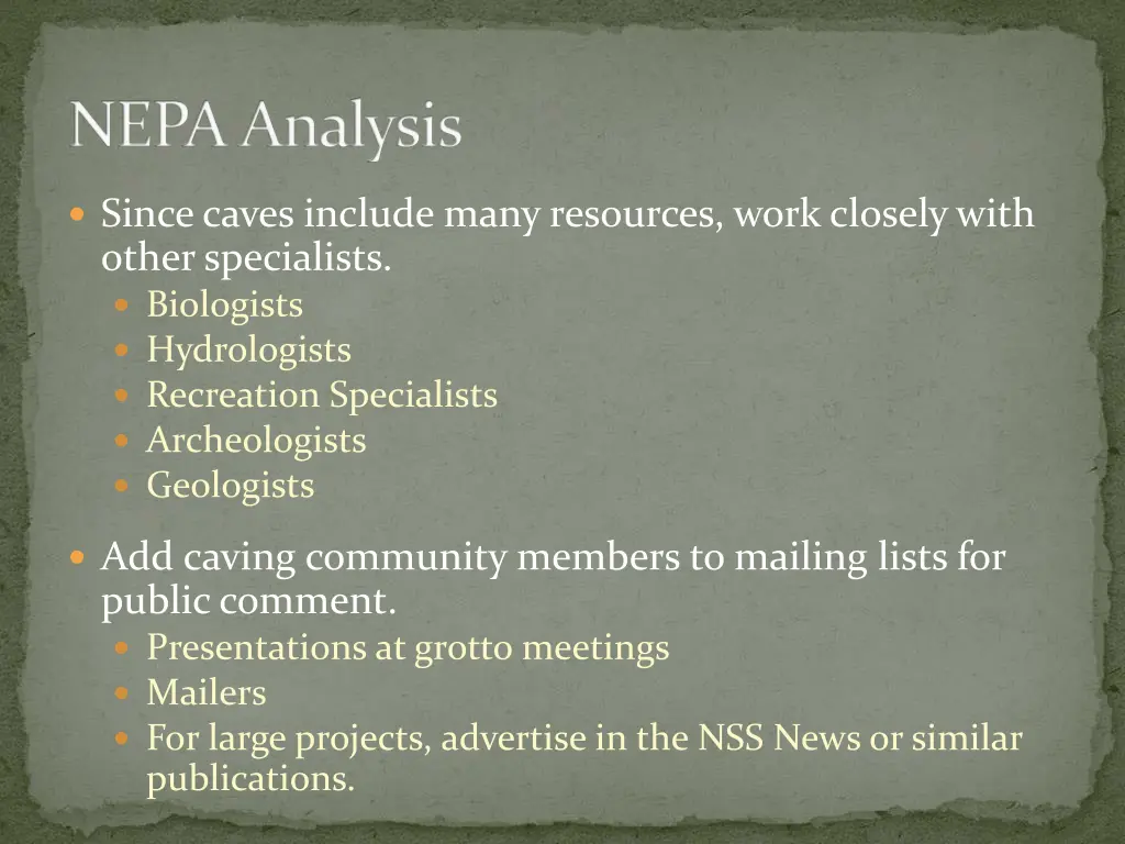 nepa analysis 4