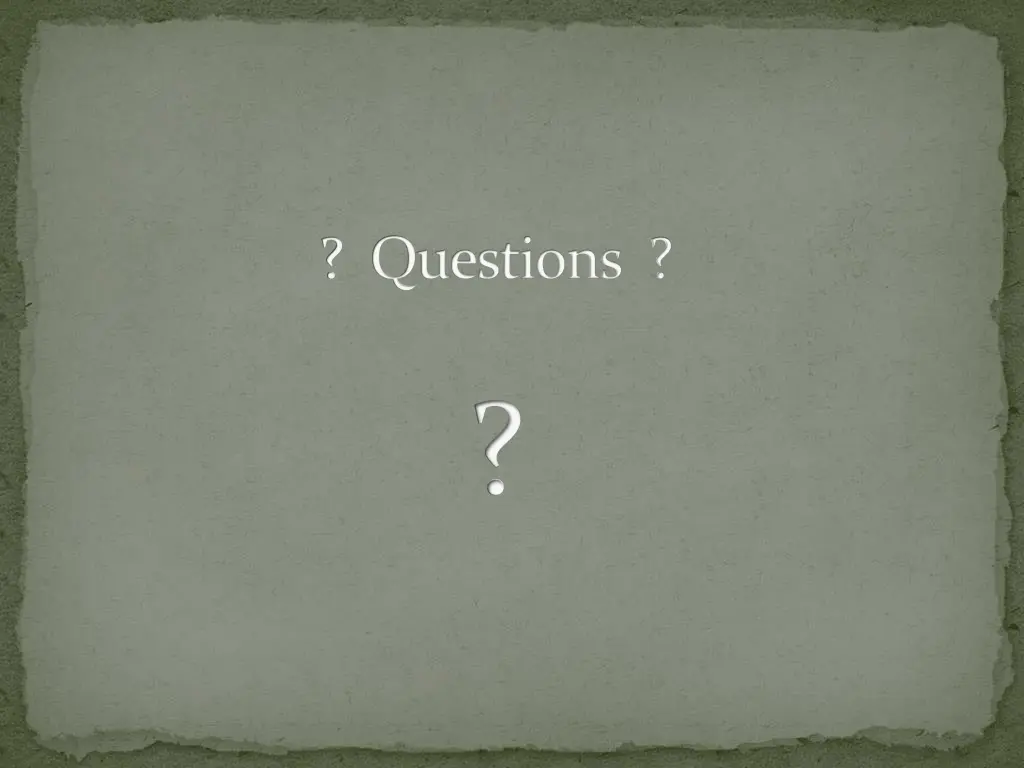 questions