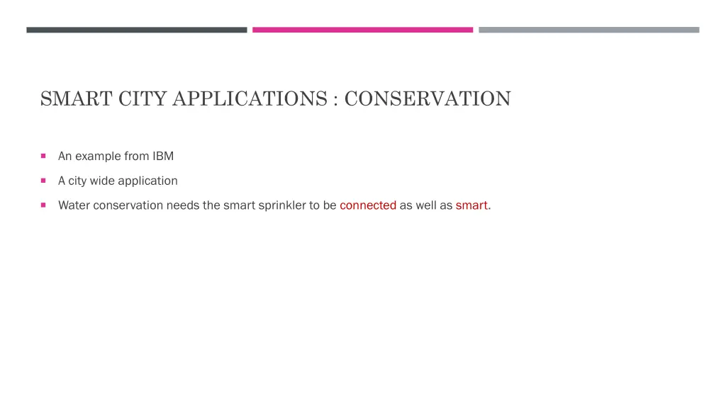 smart city applications conservation