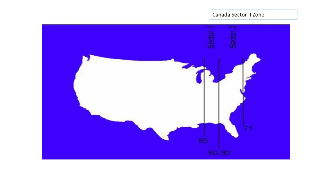 canada sector ii zone