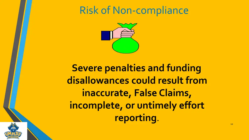 risk of non compliance