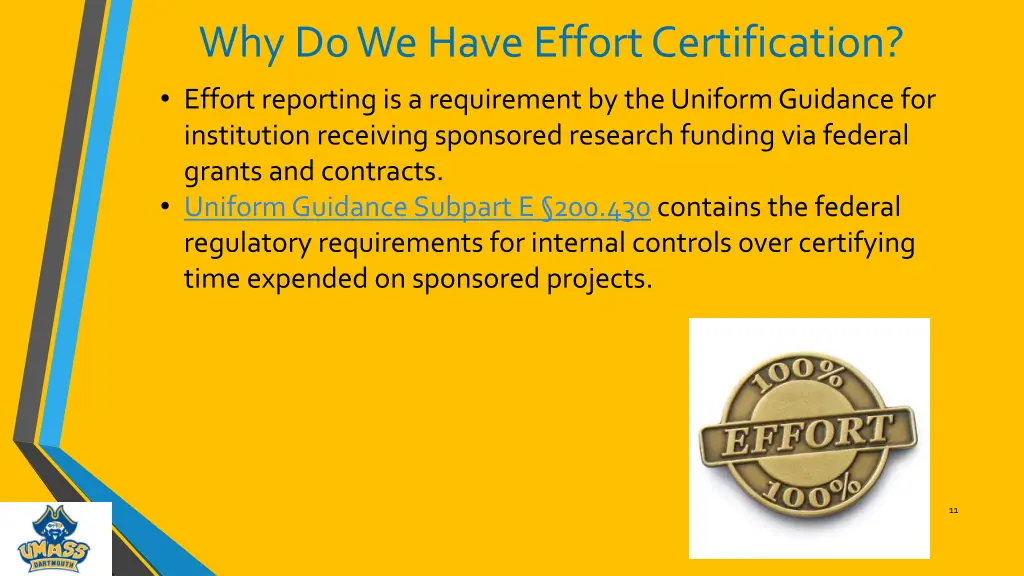 why do we have effort certification effort