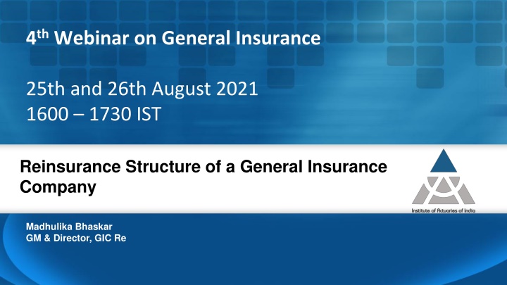 4 th webinar on general insurance