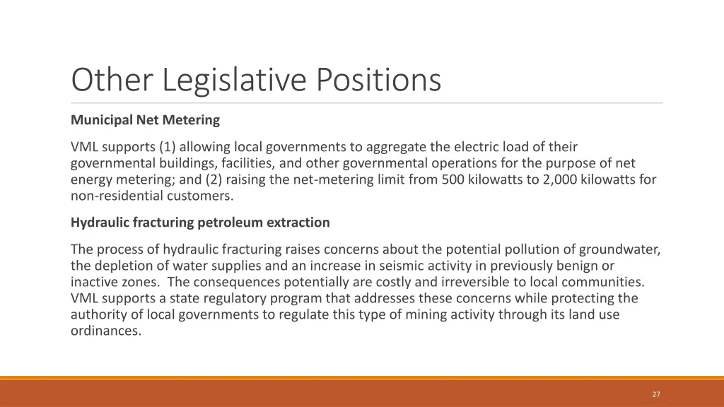 other legislative positions 3