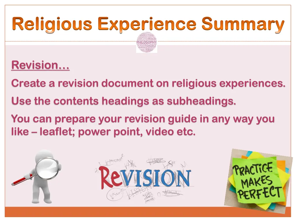 religious experience summary religious experience 1