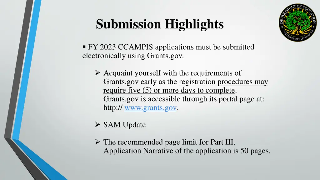 submission highlights
