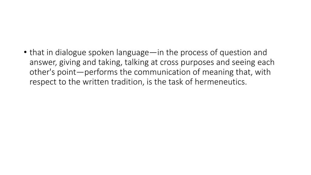 that in dialogue spoken language in the process