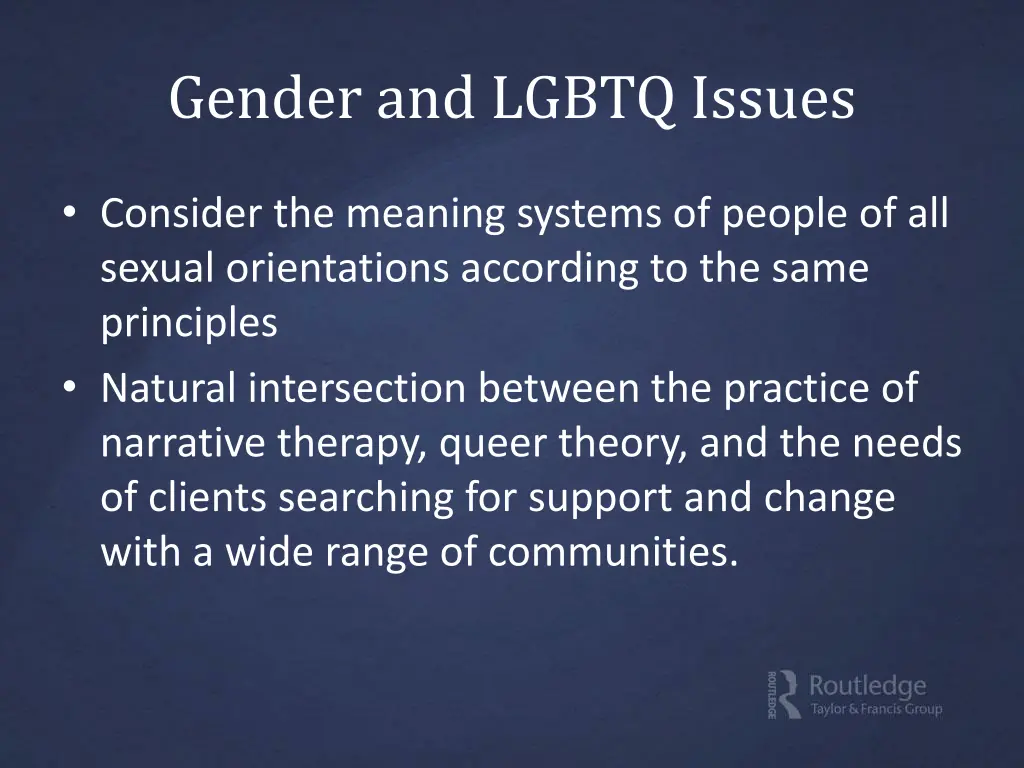 gender and lgbtq issues