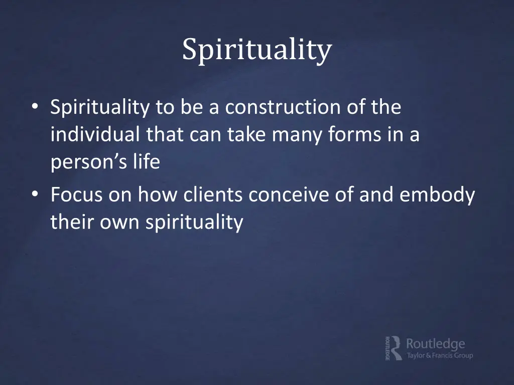 spirituality