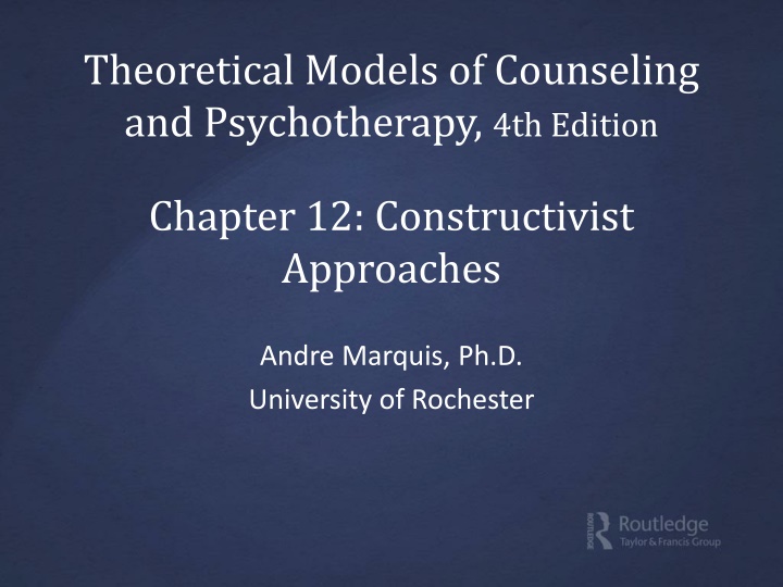 theoretical models of counseling