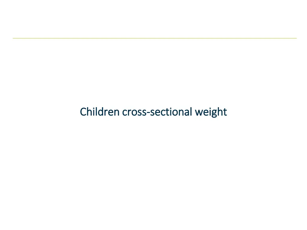 children cross children cross sectional weight