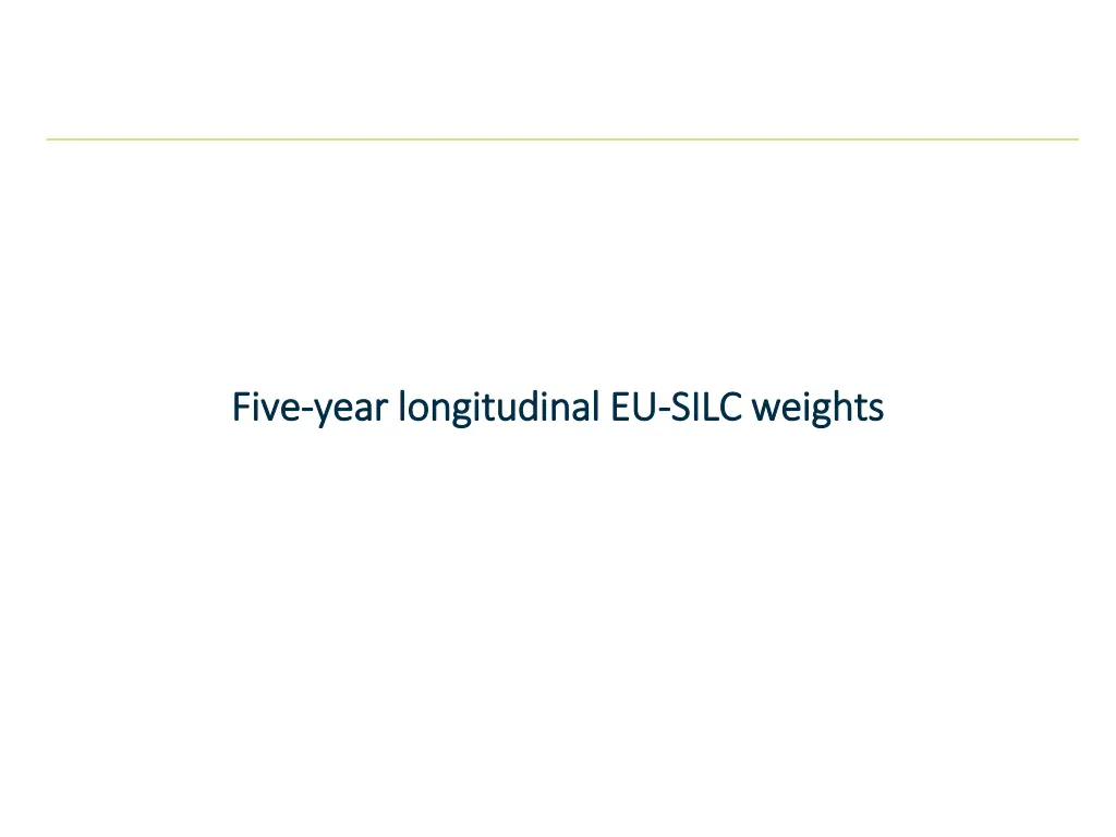 five five year longitudinal eu year longitudinal