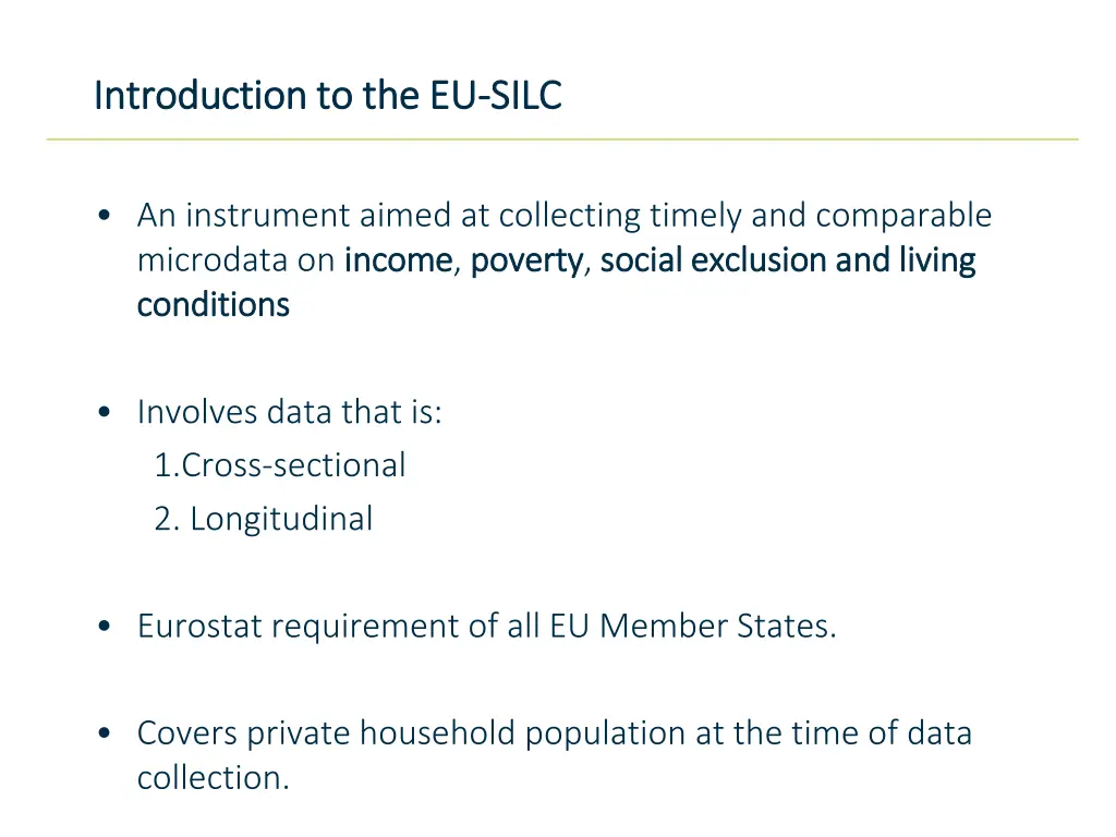 introduction to the eu introduction to the eu silc