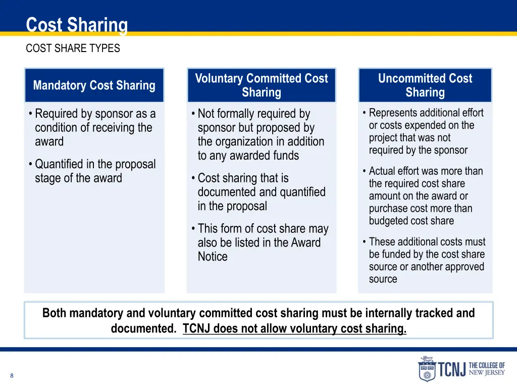 cost sharing cost share types