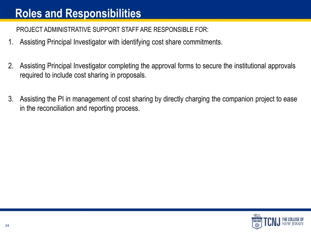 roles and responsibilities