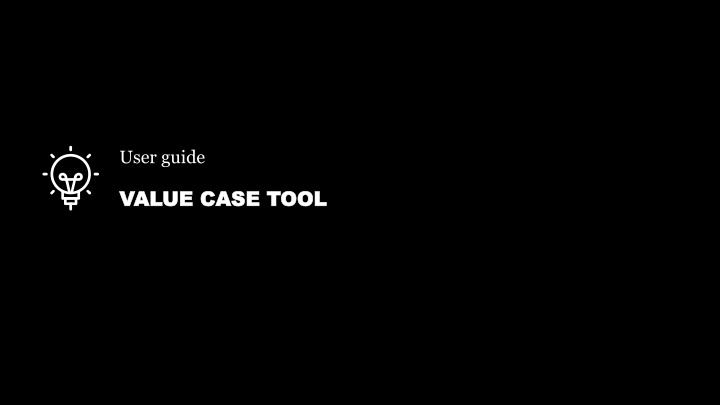 user guide