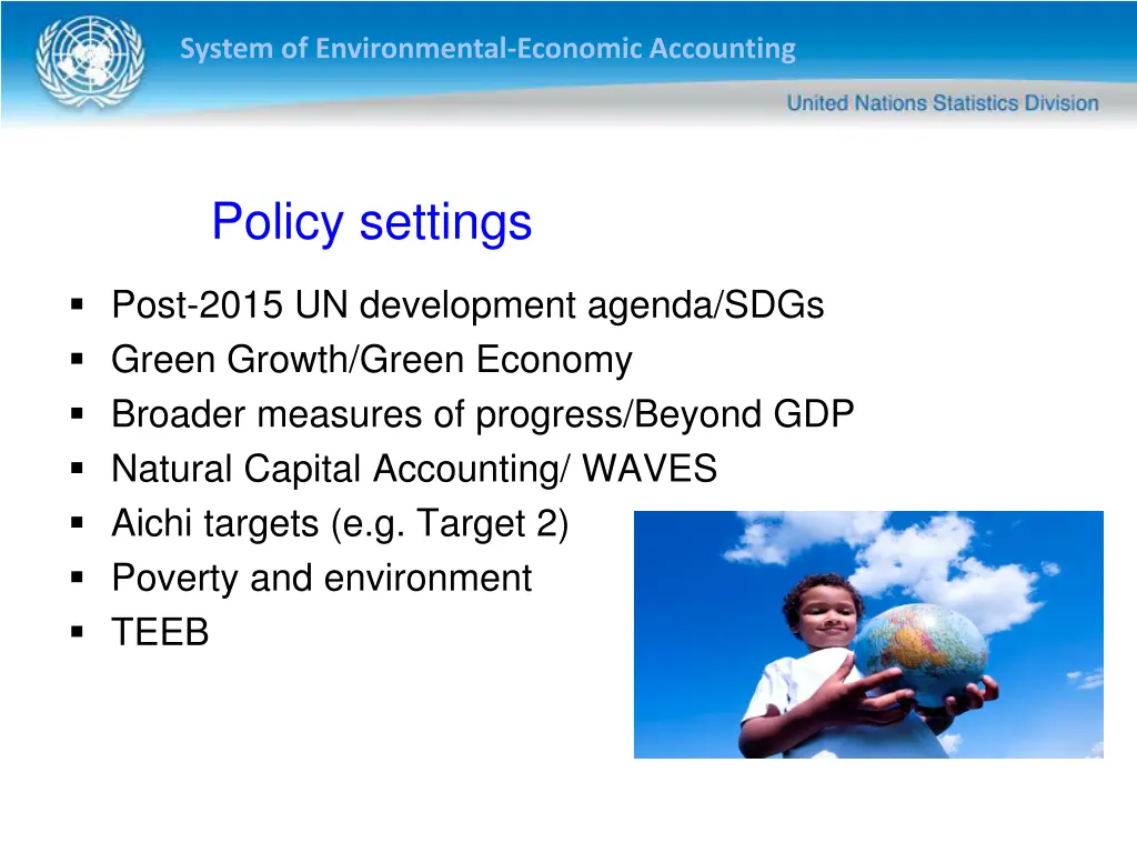 system of environmental economic accounting 1