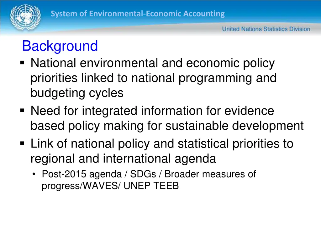 system of environmental economic accounting 16