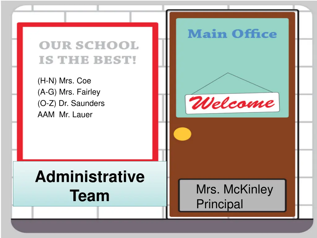 h n mrs coe a g mrs fairley o z dr saunders