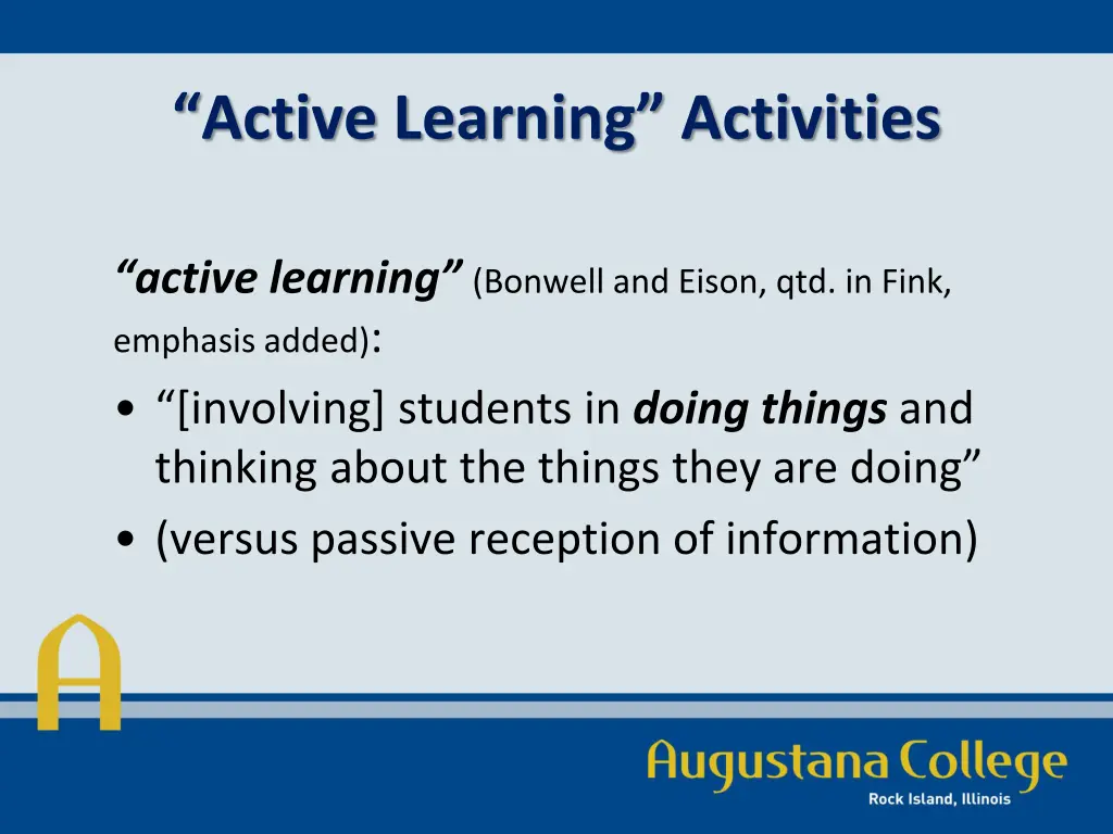 active learning activities