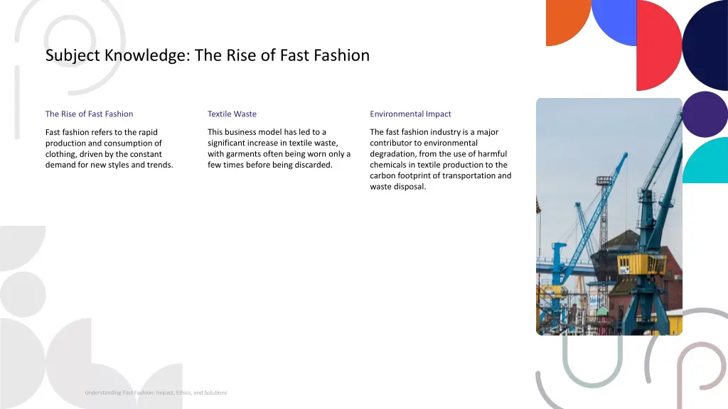 subject knowledge the rise of fast fashion