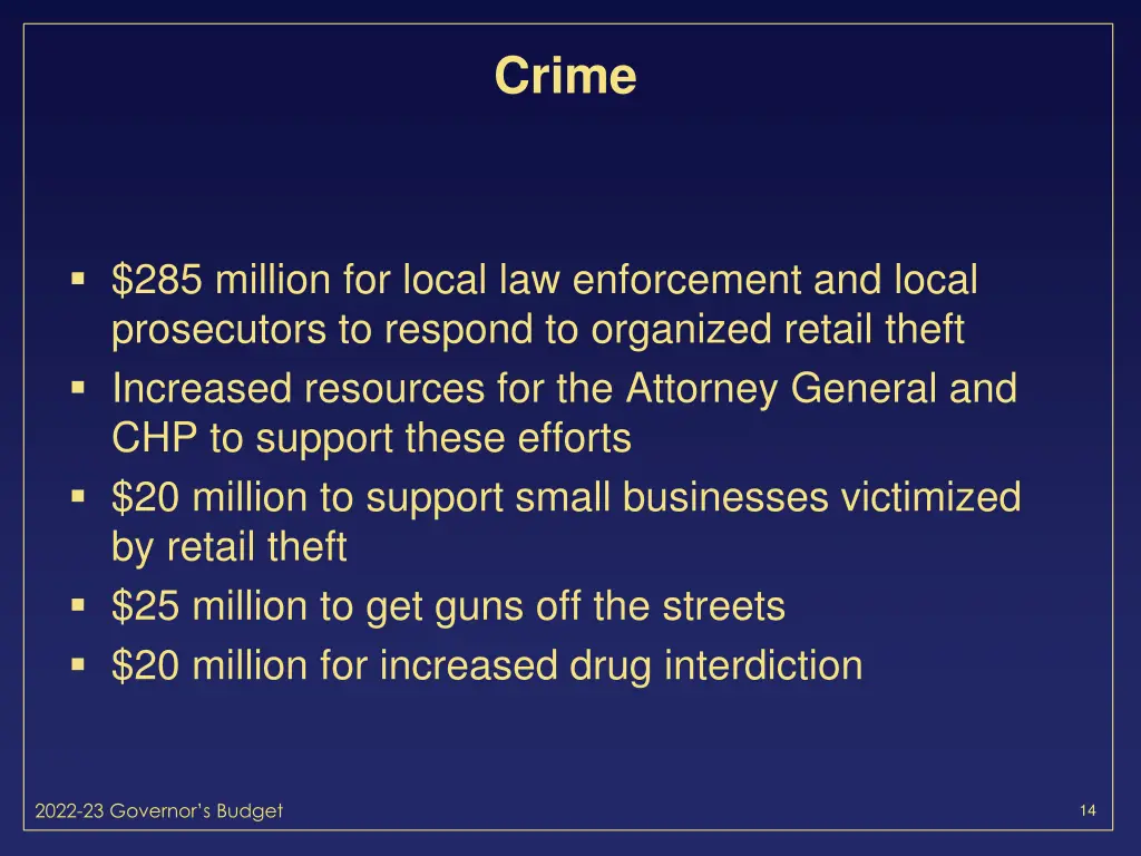 crime