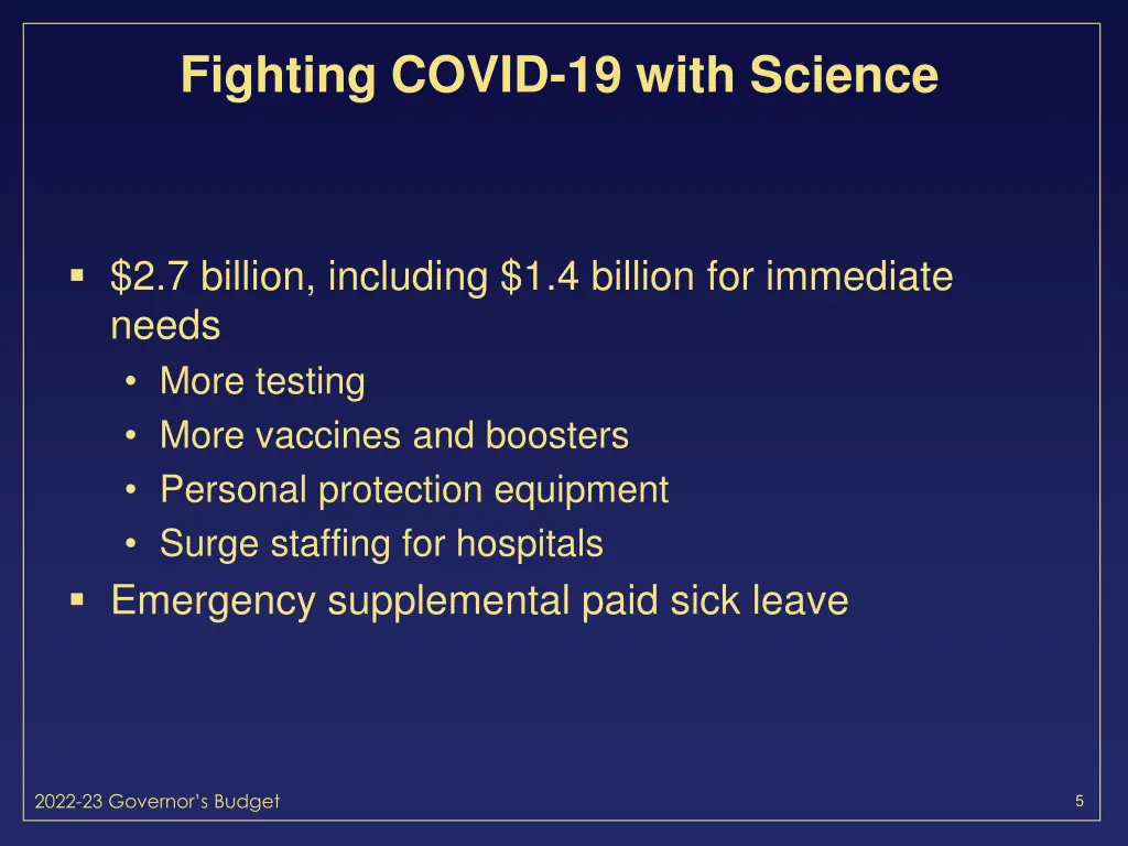 fighting covid 19 with science