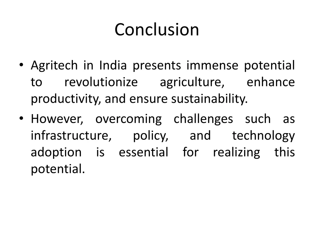 conclusion