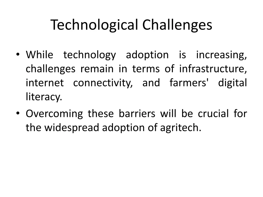 technological challenges