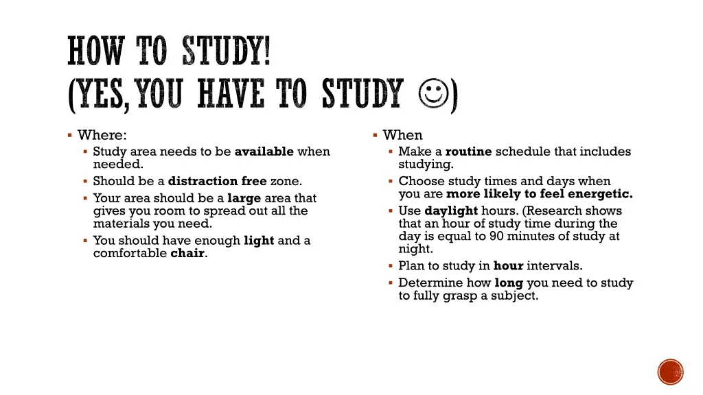 how to study yes you have to study