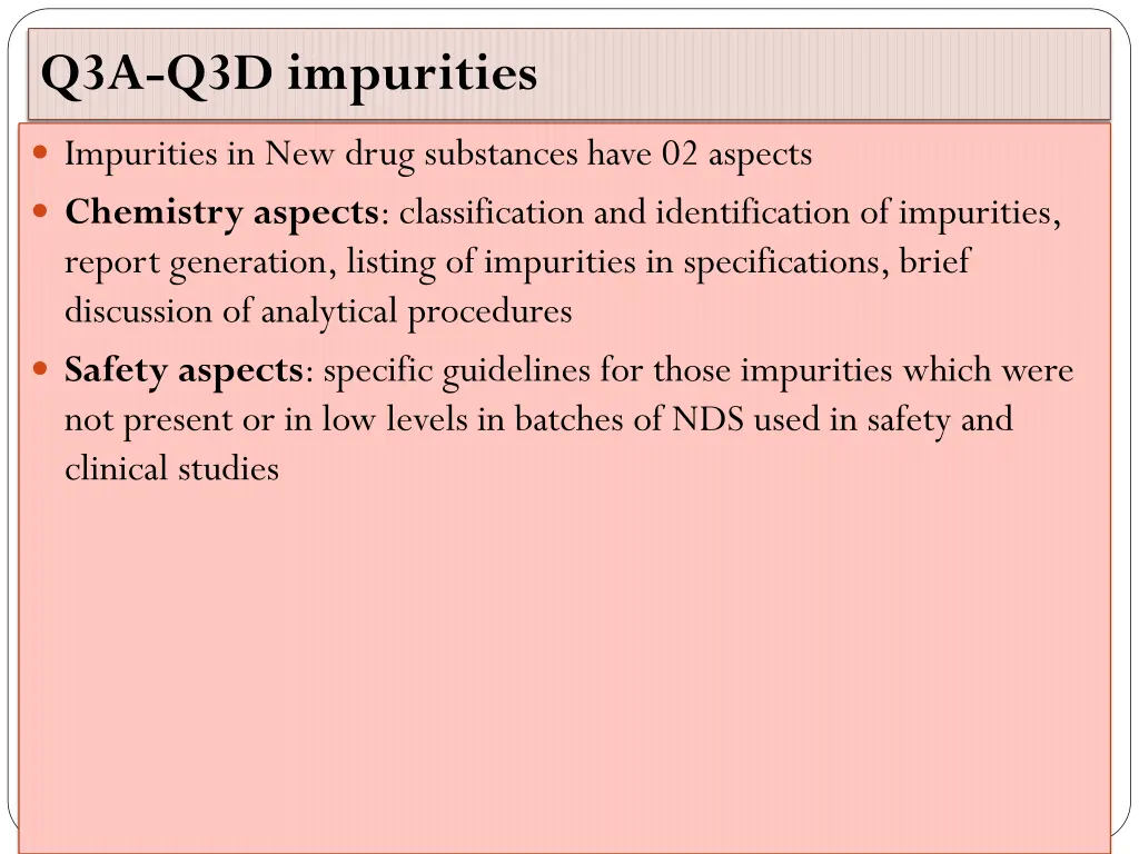q3a q3d impurities