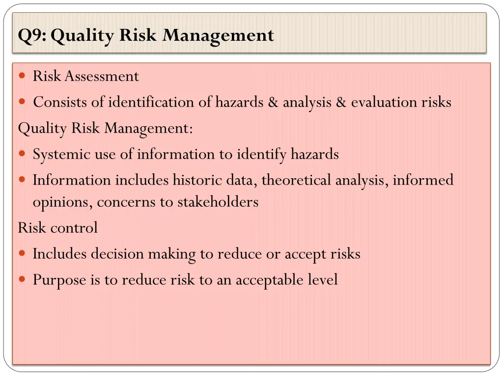 q9 quality risk management 1