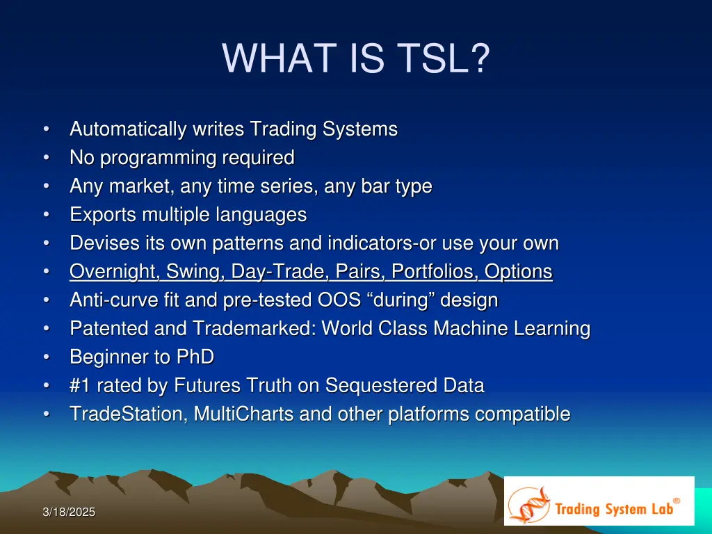 what is tsl