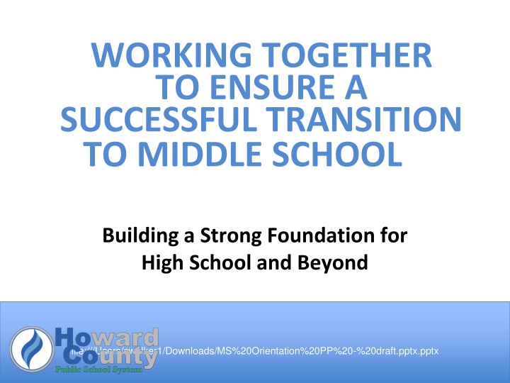 working together to ensure a successful