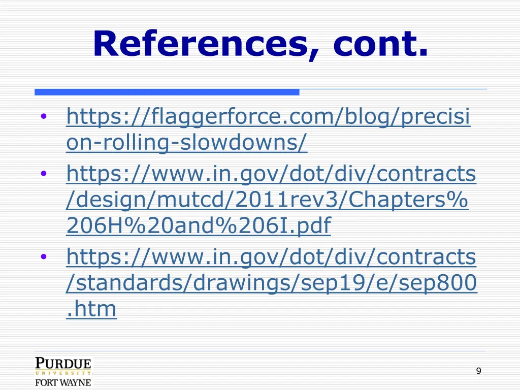 references cont