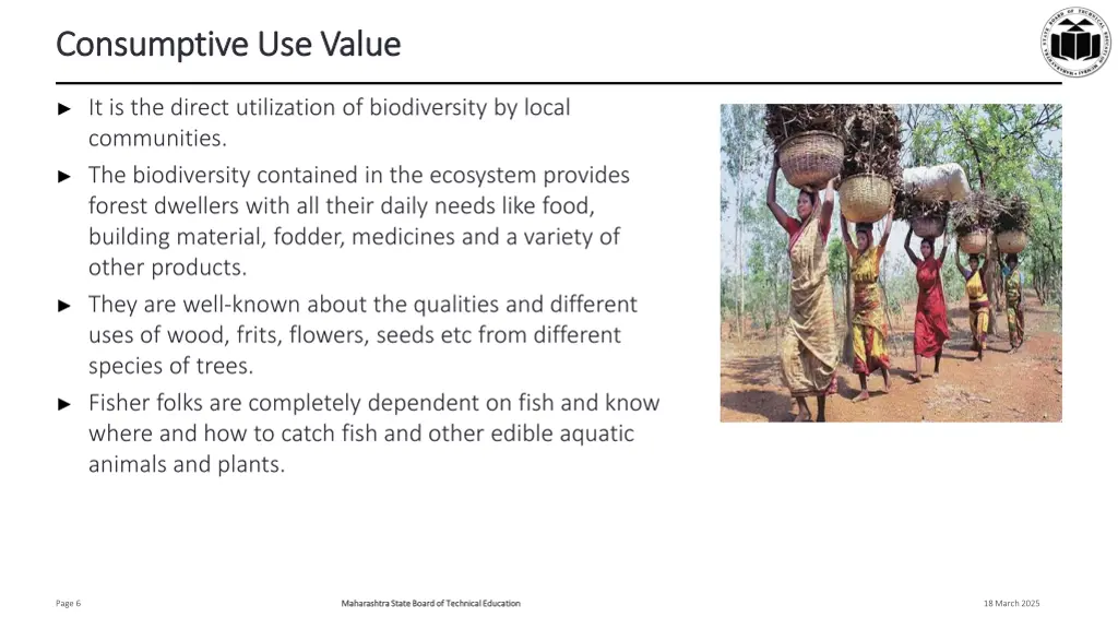 consumptive use value consumptive use value