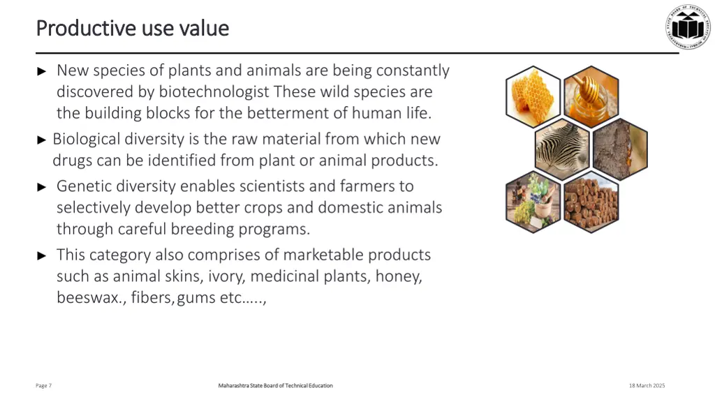 productive use value productive use value