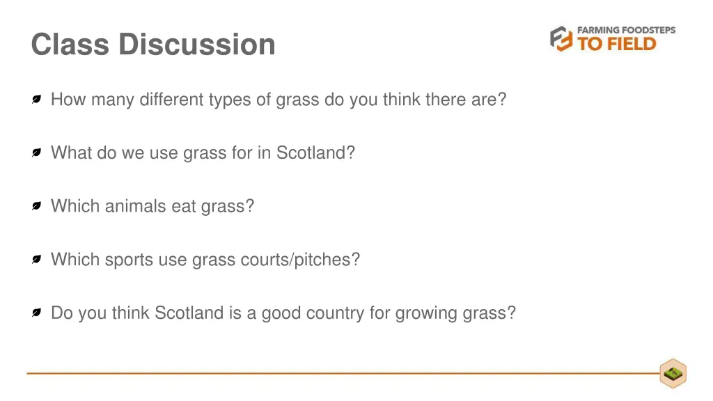 class discussion