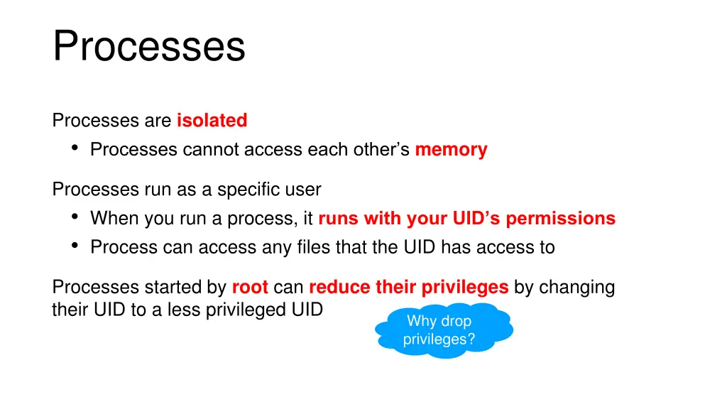 processes