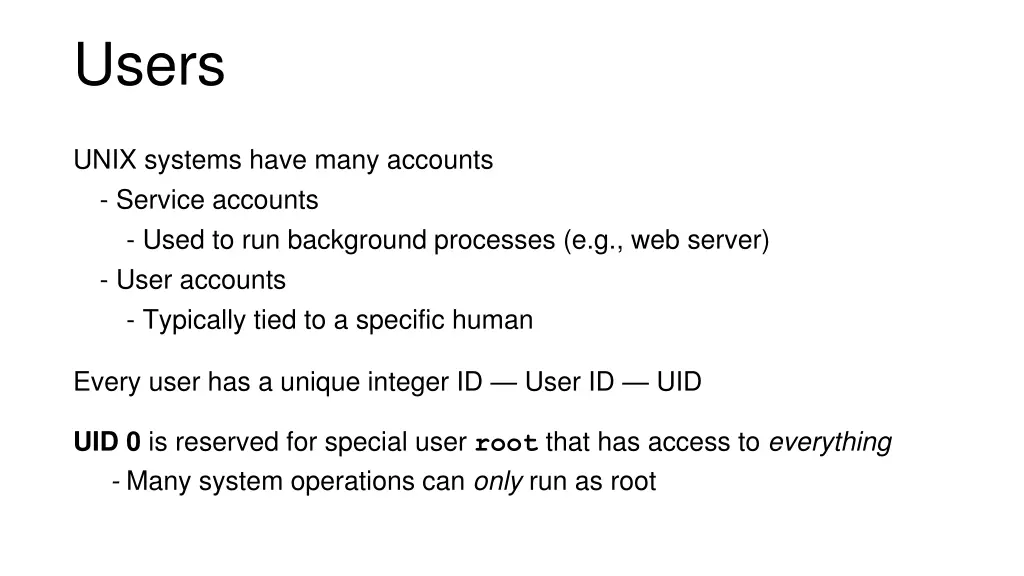 users