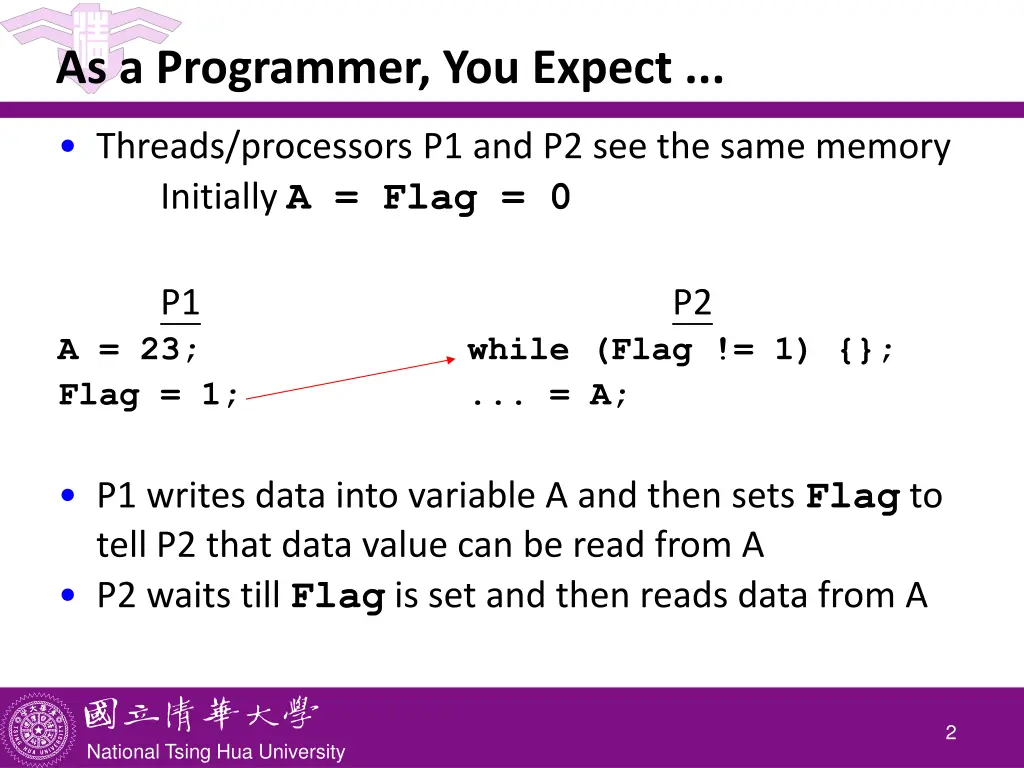 as a programmer you expect