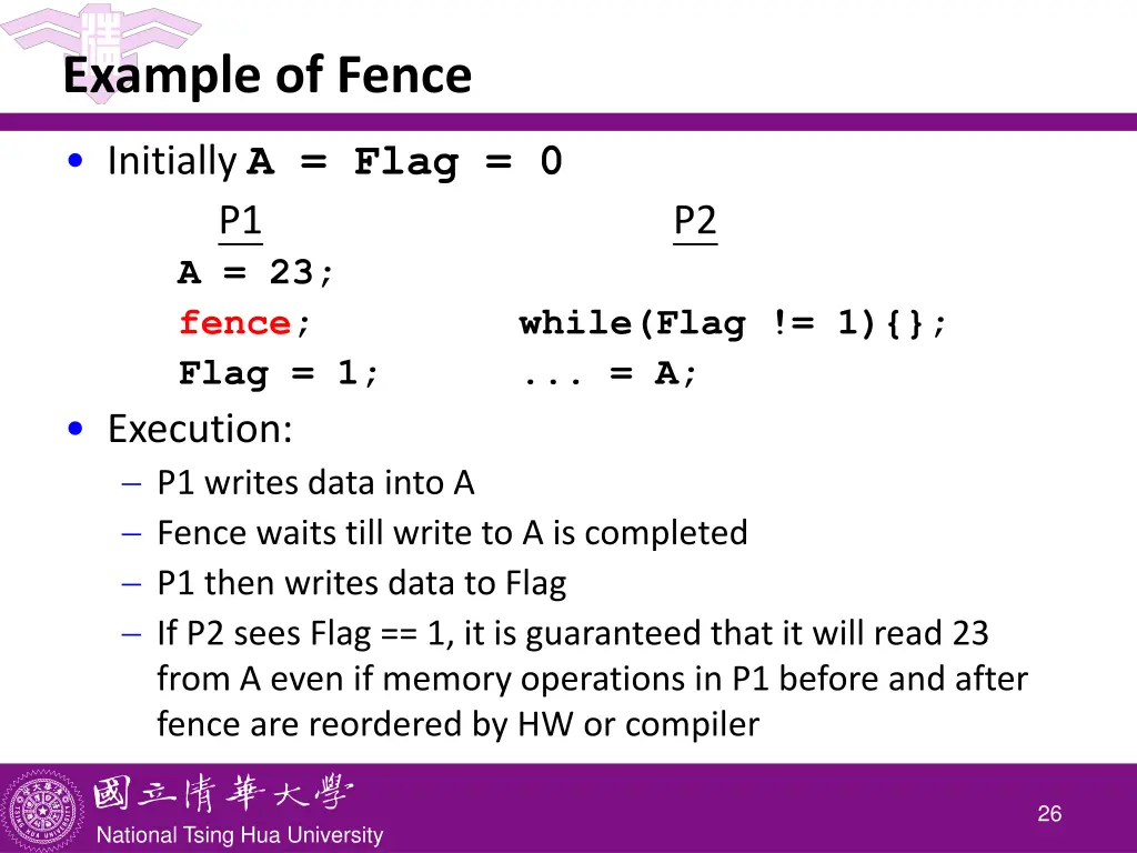 example of fence