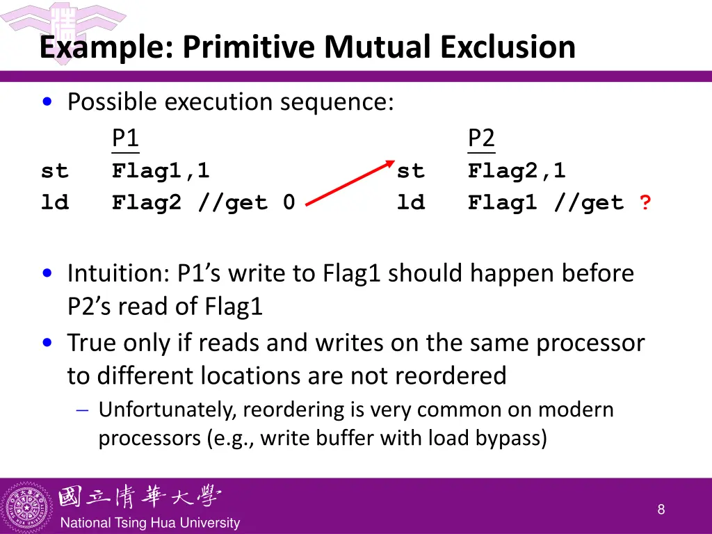 example primitive mutual exclusion 1