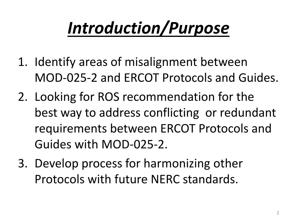 introduction purpose