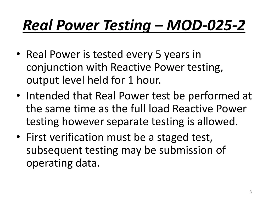 real power testing mod 025 2