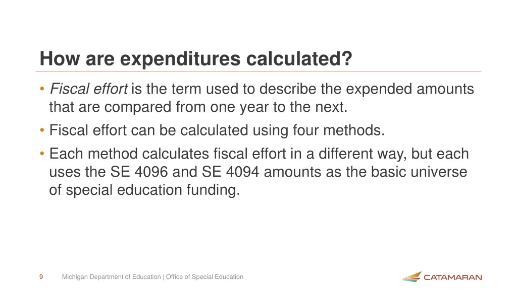 how are expenditures calculated