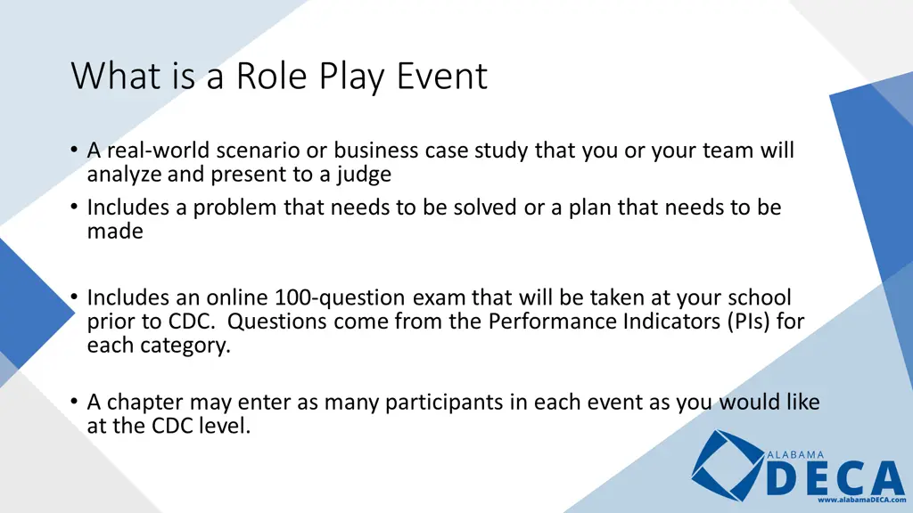 what is a role play event