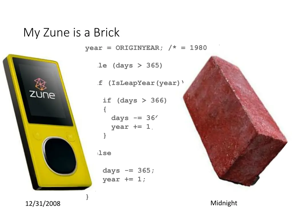 my zune is a brick